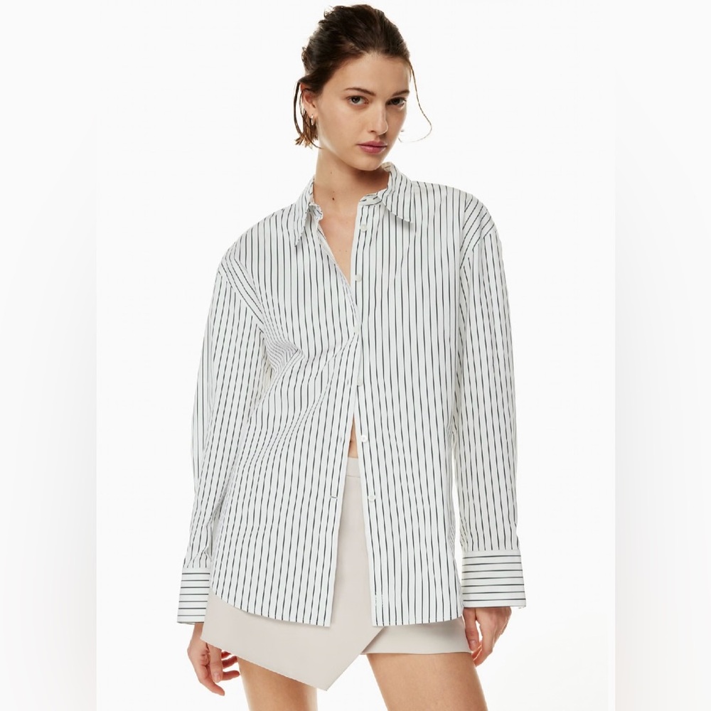 Aritzia Babaton Essential Poplin Relaxed Shirt XS